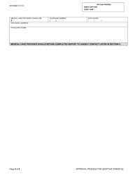 Form OCFS-5200D Adoptive Applicant Medical Report - Adoption Only - New York, Page 4