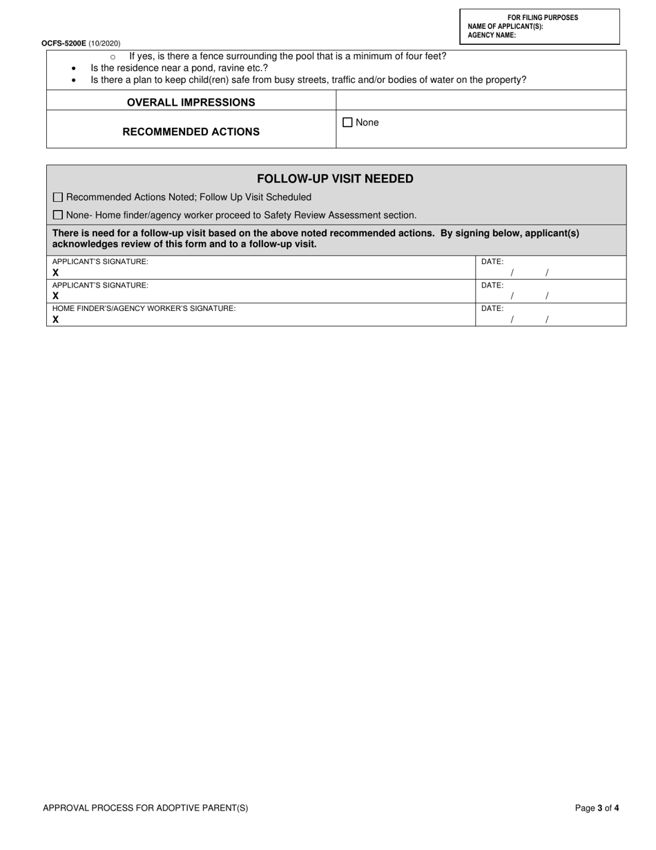 Form Ocfs 5200e Fill Out Sign Online And Download Printable Pdf New York Templateroller