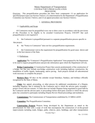 Contractor Prequalification Application - Maine, Page 2