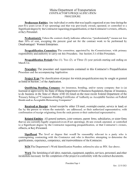 Contractor Prequalification Application - Maine, Page 4
