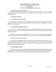 Contractor Prequalification Application - Maine, Page 6