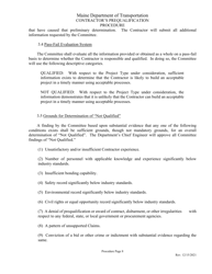 Contractor Prequalification Application - Maine, Page 8