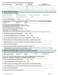 Form LHP602 Low Income Home Energy Assistance Program Application - New Mexico, Page 2