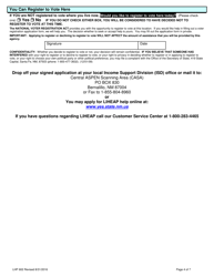 Form LHP602 Low Income Home Energy Assistance Program Application - New Mexico, Page 4