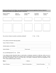 Mortgage Banker/Mortgage Broker/Mortgage Loan Servicer Questionnaire - New York, Page 4