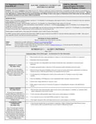 DOE Form 417 Electric Emergency Incident and Disturbance Report