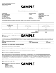 Form CDF-005 Citrus Pest and Disease Prevention Monthly Assessment Remittance - California, Page 2