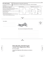 Pennsylvania Voter Registration Application - Pennsylvania, Page 4