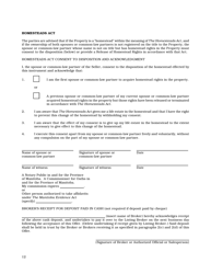 Form 1 Residential Form of Offer to Purchase - Manitoba, Canada, Page 10