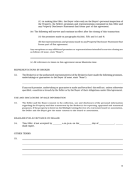 Form 1 Residential Form of Offer to Purchase - Manitoba, Canada, Page 7
