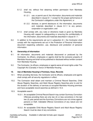 Form FOR-30A Contract Caretaker Service Agreement - Sample - Manitoba, Canada, Page 4