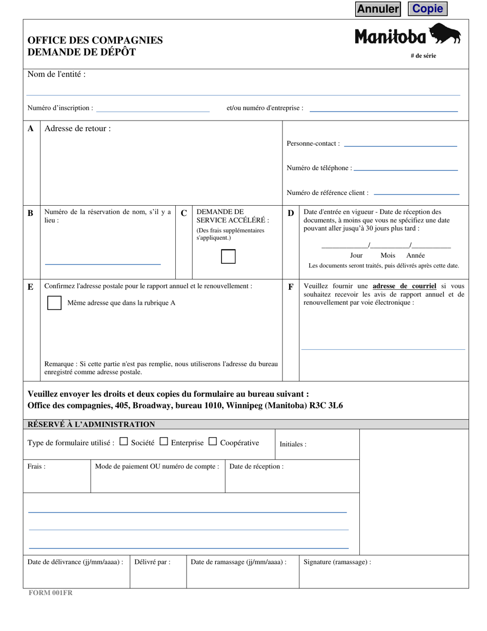Manitoba Canada Demande D annulation D enregistrement Fill Out Sign manitoba-canada-demande-d-annulation-d-enregistrement-fill-out-sign