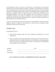 Form 45-110F4 Portal Individual Information - British Columbia, Canada, Page 6