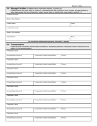Form 09F015-22893 Ground Hemlock (Taxus Canadensis) Buyers Semi-annual Report Form - Prince Edward Island, Canada, Page 2