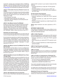 Form PIT-EZ Quick Reference Instructions for New Mexico Personal Income Tax Return - New Mexico, Page 6