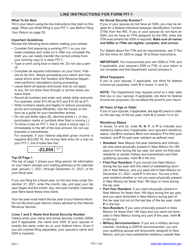 Instructions for Form PIT-1 New Mexico Personal Income Tax Return - New Mexico, Page 20