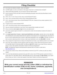 Instructions for Form PIT-1 New Mexico Personal Income Tax Return - New Mexico, Page 37
