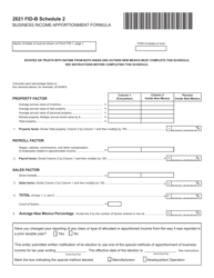 Form FID-1 Fiduciary Income Tax Return - New Mexico, Page 4