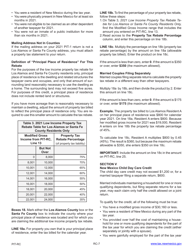 Instructions for Form PIT-RC New Mexico Rebate and Credit Schedule - New Mexico, Page 7