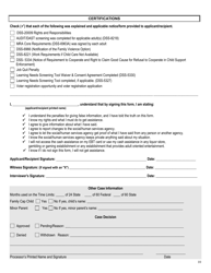 Form DSS-8228 Work First Cash Assistance Application and Review Documentation Workbook - North Carolina, Page 10