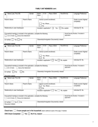 Form DSS-8228 Work First Cash Assistance Application and Review Documentation Workbook - North Carolina, Page 3
