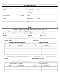 Form DSS-8228 Work First Cash Assistance Application and Review Documentation Workbook - North Carolina, Page 5