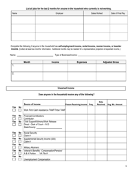 Form DSS-8228 Work First Cash Assistance Application and Review Documentation Workbook - North Carolina, Page 6