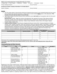 Form DSS-8178L Low Income Energy Assistance Program Application - North Carolina, Page 2