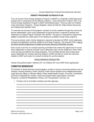 Document preview: Form DSS-8119IA Energy Programs Outreach Plan - North Carolina