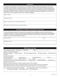 Form PA600 ERA Application for Emergency Rental Assistance - Pennsylvania, Page 4