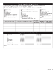 Form PA600 ERA-V Application for Emergency Rental Assistance - Pennsylvania (Vietnamese), Page 2