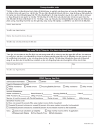 Form PA600 ERA-V Application for Emergency Rental Assistance - Pennsylvania (Vietnamese), Page 4
