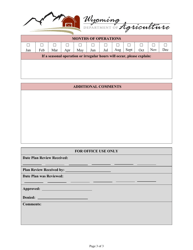 General Plan Review Form - Wyoming, Page 3
