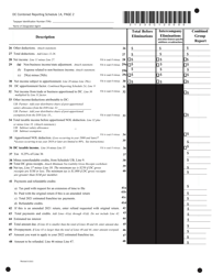 Schedule 1A Combined Reporting Schedule - Designated Agent - Washington, D.C., Page 2