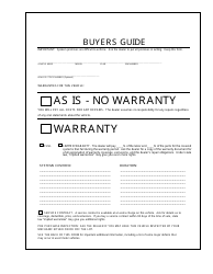 Document preview: Used Car Buyers Guide