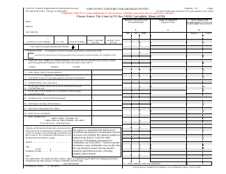 Document preview: Form UI-3/40 Employer's Contribution and Wage Report - Illinois