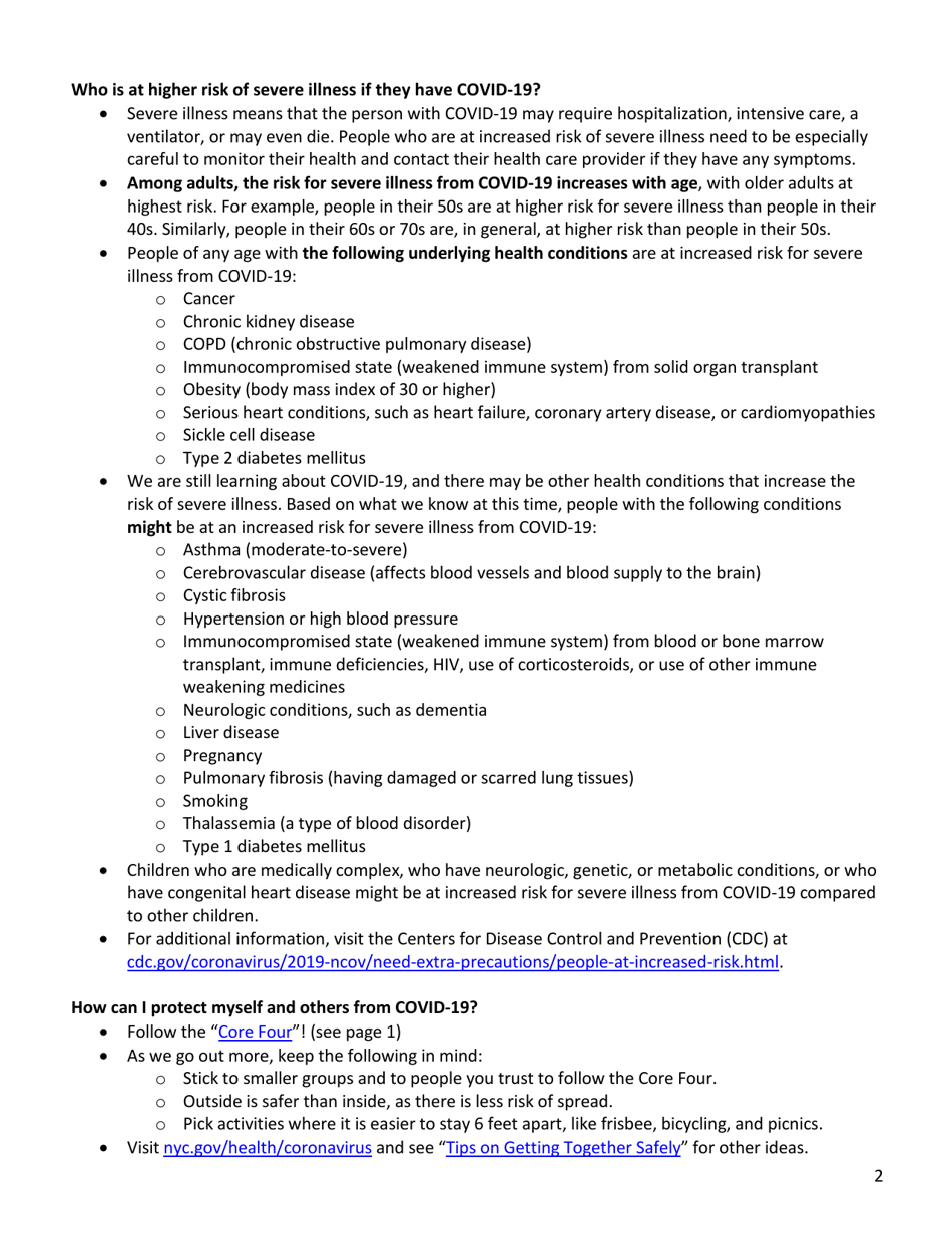 What New Yorkers Need to Know Now About Covid-19 - New York, Page 2