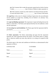 Independent Contractor Agreement Template - Arkansas, Page 3