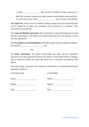 Independent Contractor Agreement Template - New Mexico, Page 3