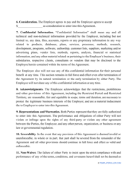 Non-compete Agreement Template - Arizona, Page 2