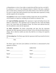 Non-compete Agreement Template - Arizona, Page 3