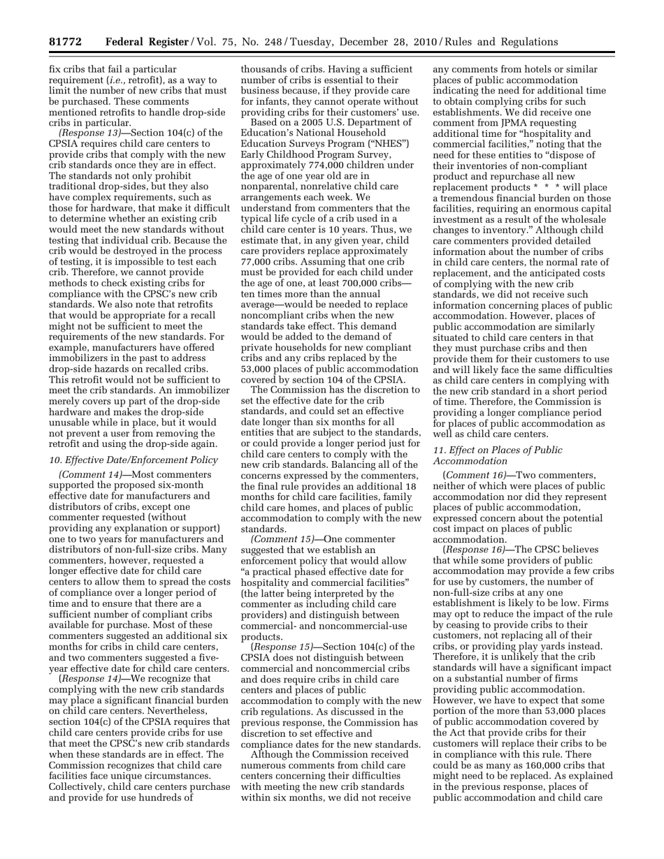 Federal Register Rules and Regulations Part Iii Safety Standards for