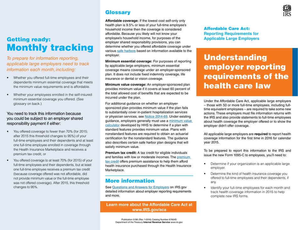 Affordable Care Act: Reporting Requirements for Applicable Large ...