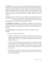 Employment Contract Template - Delaware, Page 5