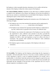 Employment Contract Template - Maine, Page 4