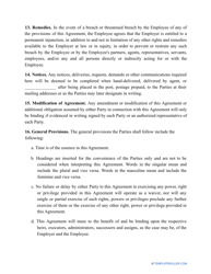 Employment Contract Template - Maine, Page 5