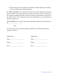 Employment Contract Template - Maine, Page 6