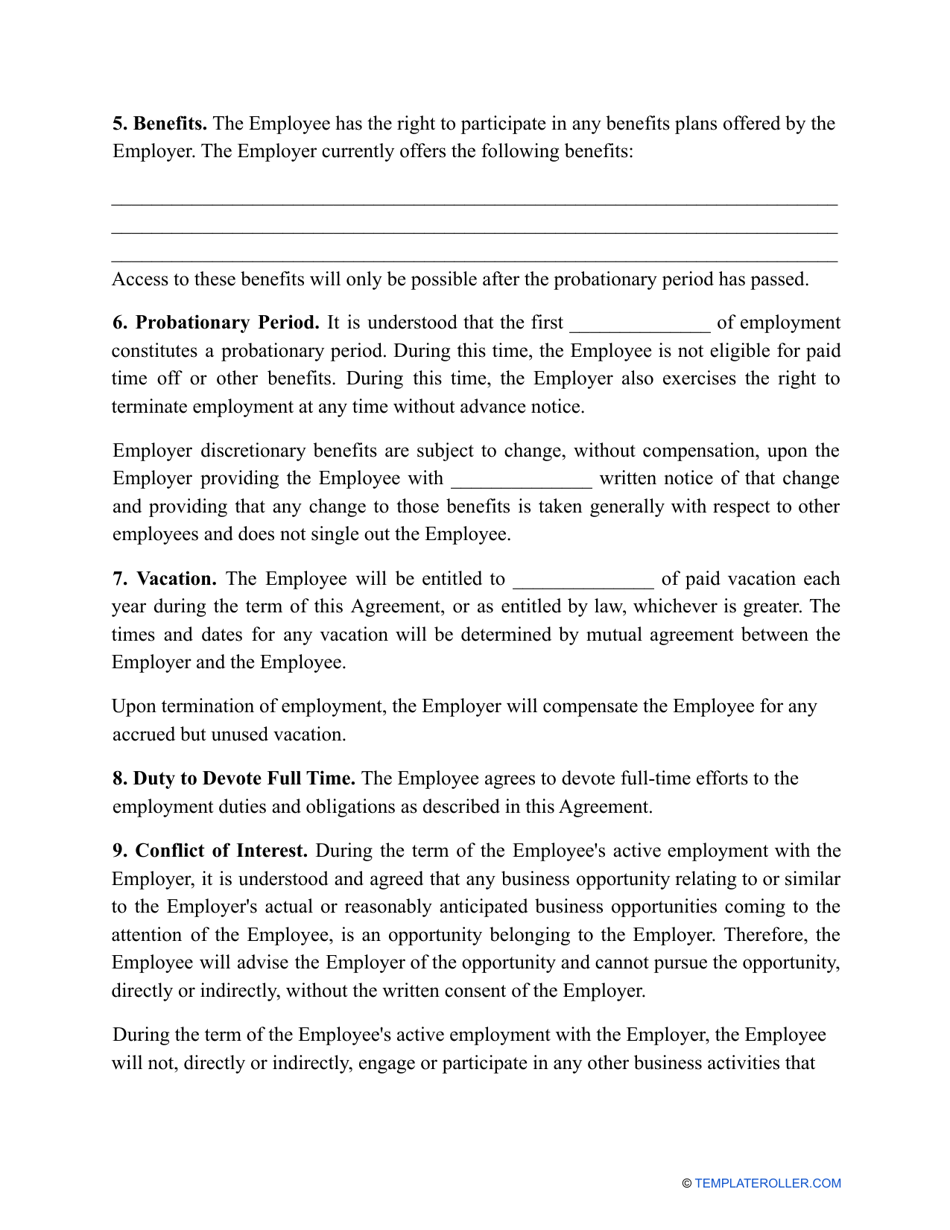 Texas Employment Contract Template Fill Out Sign Online and Download Texas Employment Contract Template Fill Out Sign Online and Download