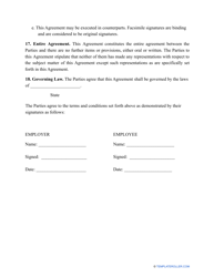 Texas Employment Contract Template Fill Out Sign Online and Download
