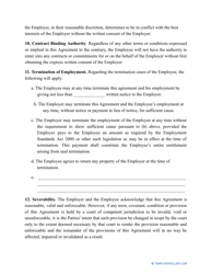 Employment Contract Template - Washington, Page 4